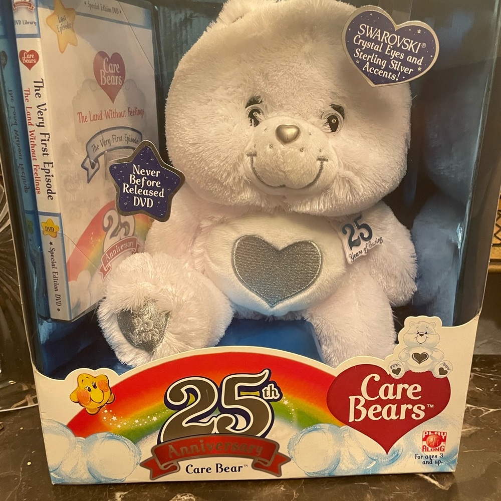 25th Anniversary Swarovski Care-bear with DVD.